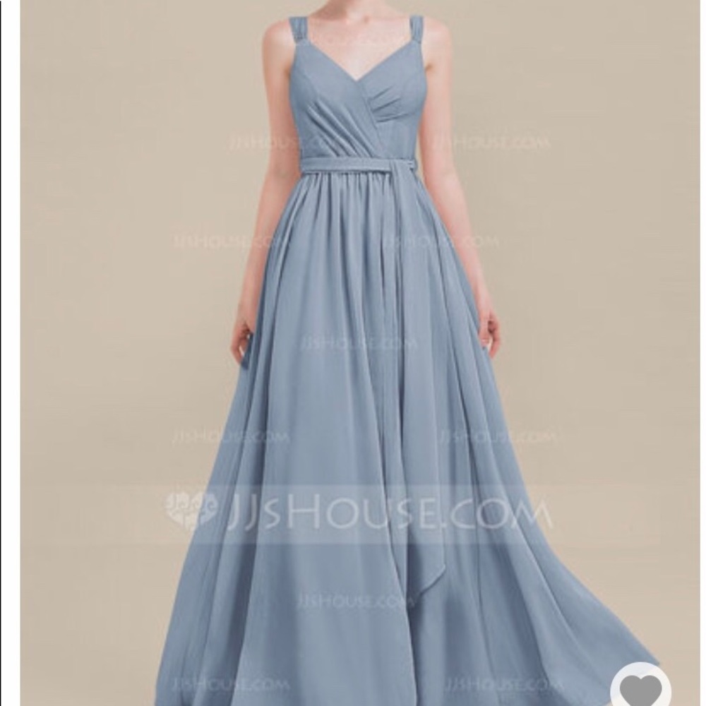 Dusty Blue Maxi Dress